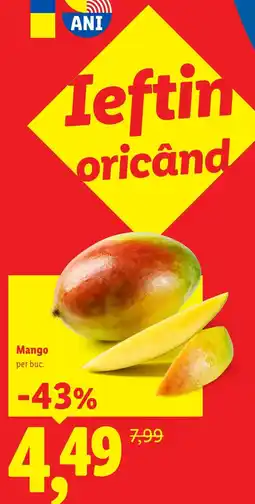Lidl ANI Mango Ofertă