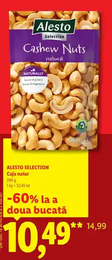 Lidl Alesto Selection Caju natur Ofertă