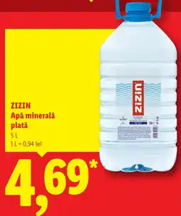 Lidl Zizin apă minerală plată Ofertă