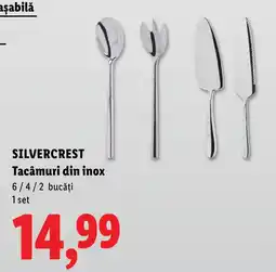 Lidl Silvercrest tacâmuri din inox Ofertă