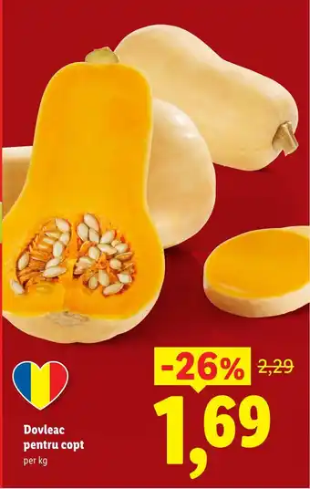 Lidl Dovleac pentru copt Ofertă