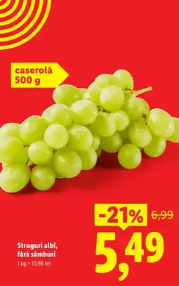 Lidl Struguri albi, fără sâmburi Ofertă