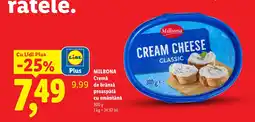 Lidl Milbona cremă de brânză proaspătă cu smântână Ofertă