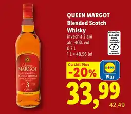 Lidl Queen Margot Blended Scotch Whisky Ofertă
