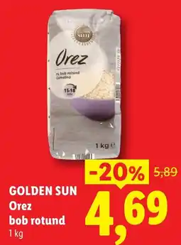 Lidl Golden Sun Orez bob rotund Ofertă
