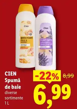 Lidl Cien spumă de baie Ofertă