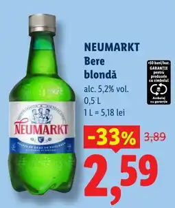 Lidl Neumarkt bere blondă Ofertă