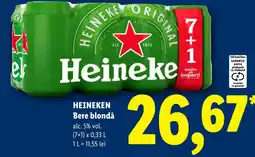 Lidl Heineken Bere blondă Ofertă