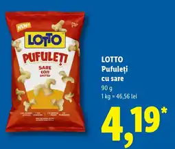 Lidl Lotto pufuleți cu sare Ofertă