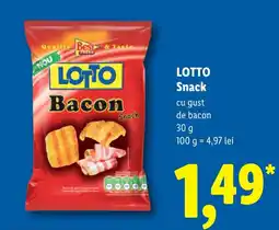 Lidl Lotto Snack Ofertă