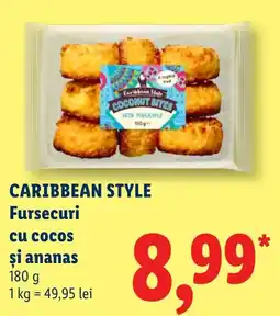 Lidl Caribbean Style Fursecuri cu cocos și ananas Ofertă