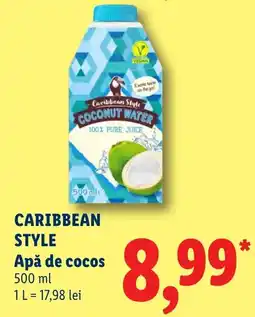 Lidl Caribbean Style Apă de cocos Ofertă