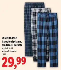 Lidl Esmara men pantaloni pijama Ofertă
