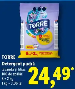 Lidl Torre detergent pudră Ofertă