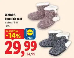 Lidl Esmara Botoși de casă Ofertă
