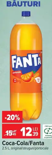 Carrefour Coca-Cola/Fanta Ofertă