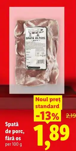 Lidl Spată de porc Ofertă