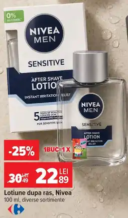 Carrefour Nivea lotiune dupa ras Ofertă