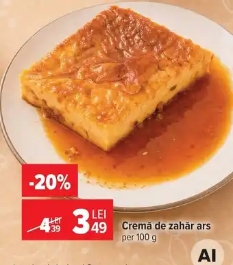Cremă de zahăr ars