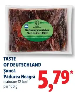 Lidl Taste of Deutschland Șuncă Pădurea Neagră Ofertă
