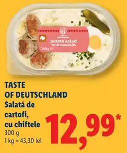Lidl Taste of Deutschland Salată de cartofi, cu chiftele Ofertă