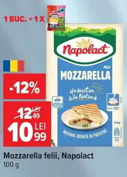 Carrefour Mozzarella felii Ofertă