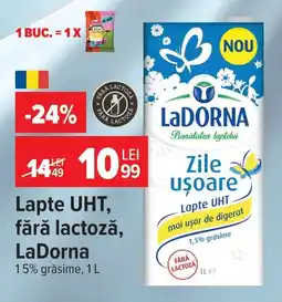 Carrefour Lapte UHT Ofertă