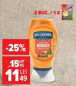 Carrefour Hellmann's burger sauce Ofertă