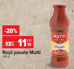 Carrefour Roșii pasate Mutti Ofertă