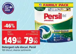 Carrefour Persil detergent rufe discuri Ofertă