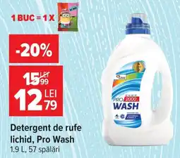 Carrefour Pro Wash detergent de rufe lichid Ofertă