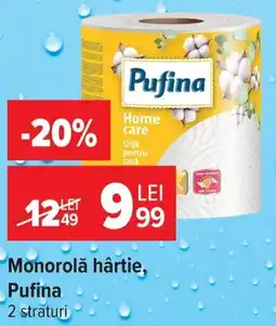 Carrefour Pufina monorolă hârtie Ofertă