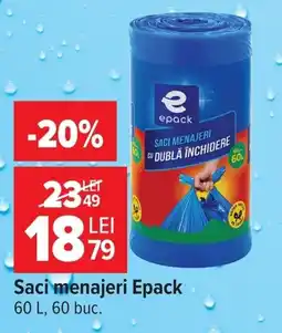Carrefour Saci menajeri Epack Ofertă