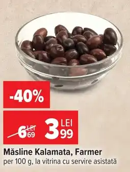 Carrefour Farmer măsline kalamata Ofertă