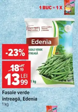 Carrefour Edenia fasole verde întreagă Ofertă