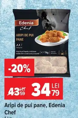 Carrefour Edenia Chef aripi de pui pane Ofertă