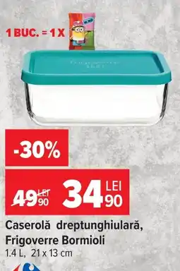 Carrefour Frigoverre caserolă dreptunghiulară Ofertă