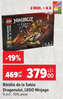 Carrefour lego ninjago legends battle at the dragons blade Ofertă