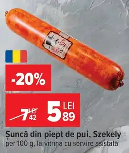Carrefour Szekely șuncă din piept de pui Ofertă