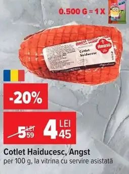 Carrefour Anest cotlet haiducesc Ofertă