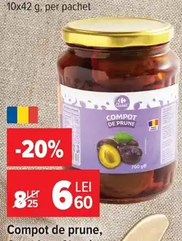 Carrefour Classic compot de prune Ofertă