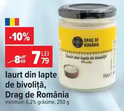 Carrefour laurt din lapte de bivolita Ofertă
