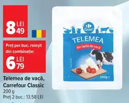 Carrefour Carrefour Classic Telemea de vacă Ofertă