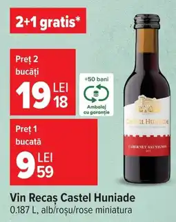 Carrefour Market Vin Recaș Castel Huniade Ofertă