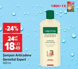 Carrefour Gerovital sampon anticadere Ofertă