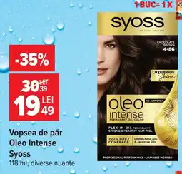 Carrefour Syoss vopsea de păr oleo intense Ofertă