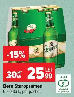 Carrefour Bere Staropramen Ofertă