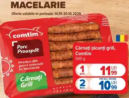 Carrefour Market Comtim Cârnați picanți grill Ofertă