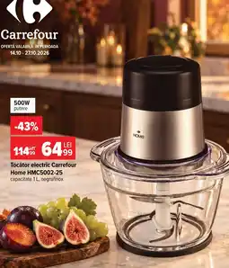 Carrefour Tocător electric home hmc5002-25 Ofertă