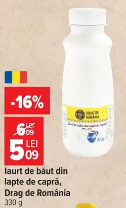 Carrefour Market Drag de România laurt de băut din lapte de capră Ofertă